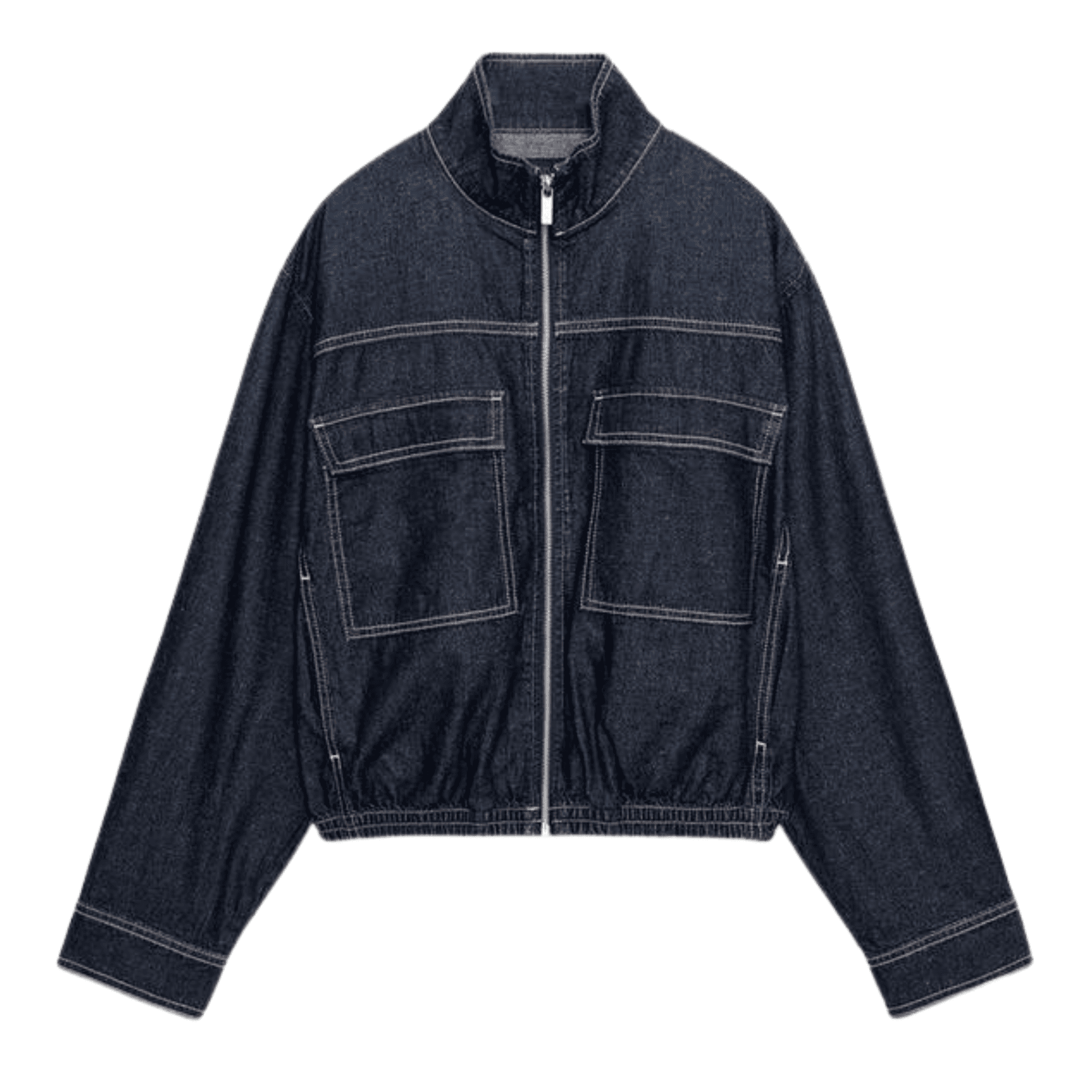Denim Bomber Jacket – view 1